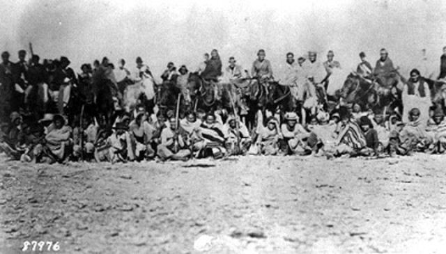 Long Walk of the Navajo Indians