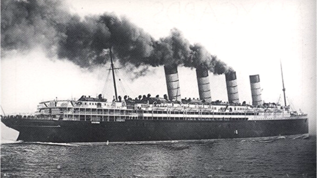 Lusitania Sinks