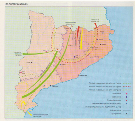 Geografia del carlisme