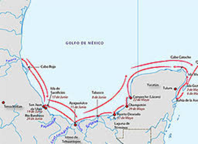 Segunda expedición al actual territorio mexicano