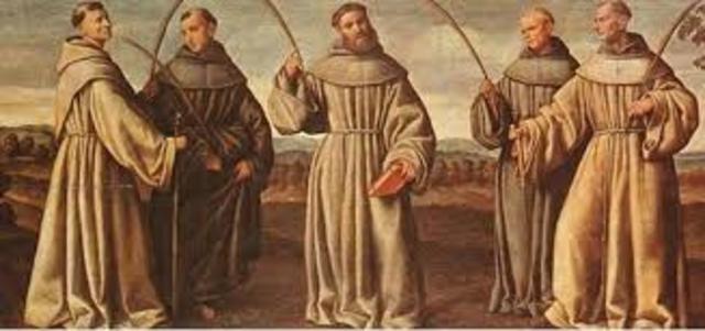 Llegada de los franciscanos