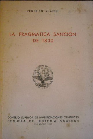 Publicación de la Pragmática Sanción de 1789
