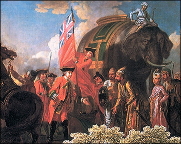Britain takes control of India
