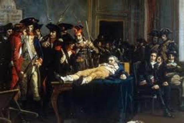 Ο θάνατος του Ροβεσπιέρου και η λήξη της περιόδου της Τρομοκρατίας