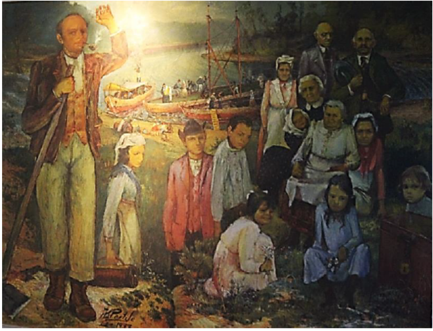 "Llegada de Inmigrantes a Resistencia" A. Pértile