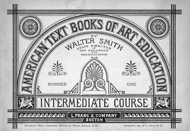 First American text books of art education