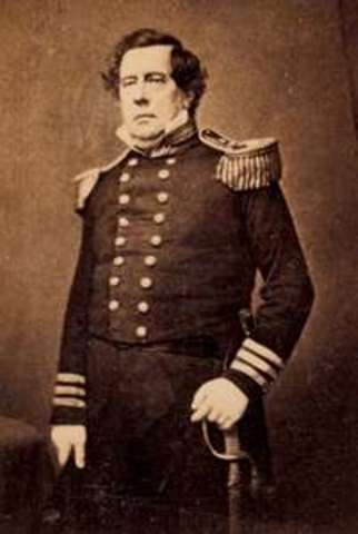 Commodore Matthew Perry entered Tokyo harbor opening Japan to Us