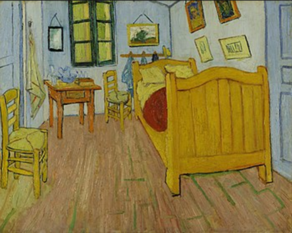 "La habitación de Aries" - Van Gogh