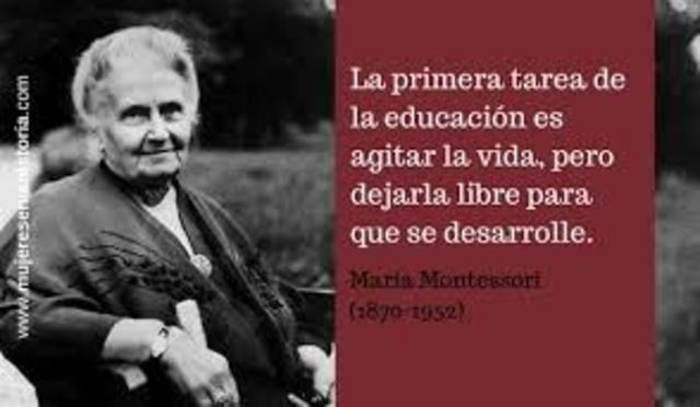 MARIA MONTESSORI
