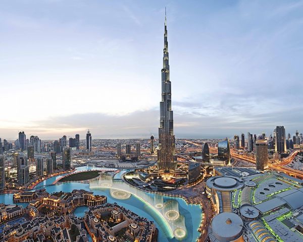 Burj Khalifa in Dubai, United Arab Emirates