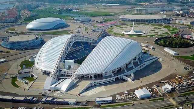 The Fisht Stadium in Sochi, Russia