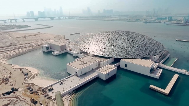 Louvre Abu Dhabi in Abu Dhabi, United Arab Emirates