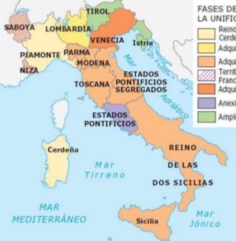 4º Fase de la Unificación Italiana