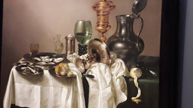 Stilleven met vergulde bokaal