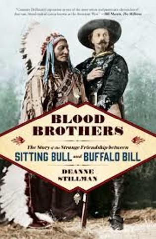 Sitting Bull Preforms in Wild West Show with Buffalo Bill Cody.