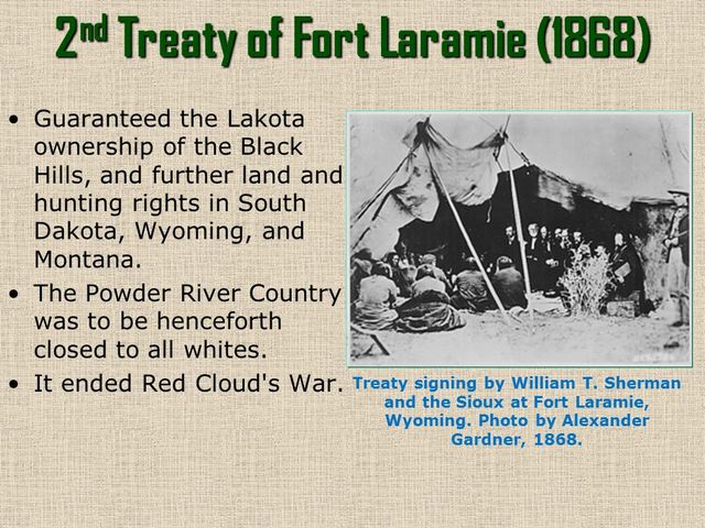 2nd treaty of fort laramie