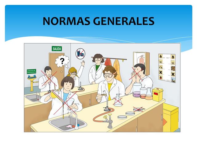 Nomas de seguridad en el laboratorio