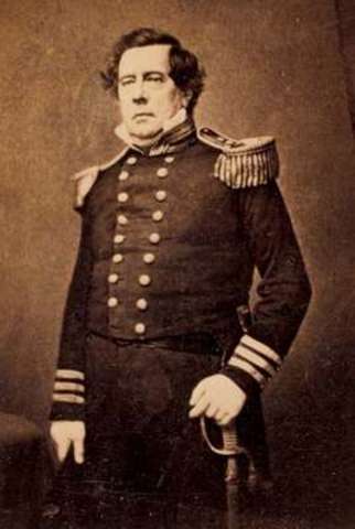 Commodore Matthew Perry entered Tokyo Harbor Opening Japan to the U.S.