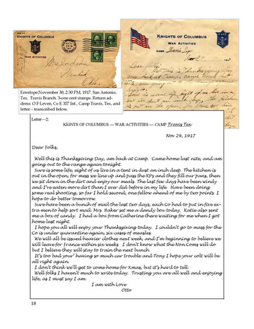 Knights of Columbus-War Activities - Otto Leven