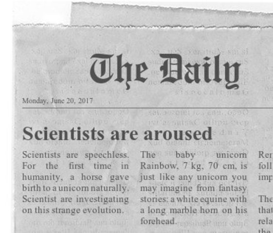 Scientists are aroused