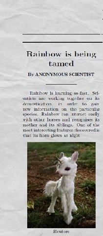 Rainbow is being tamed