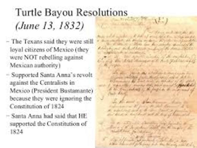 Turtle Bayou Resolution
