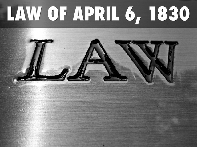 Decree of April 6, 1830