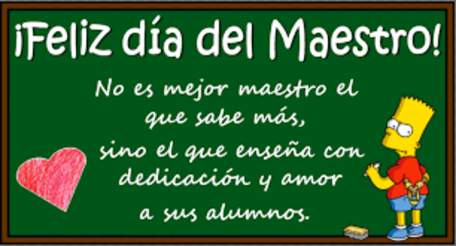 “Día del maestro”