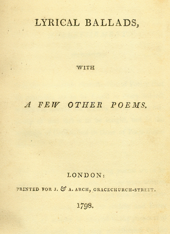 Lyrical Ballads, with a Few Other Poems - William Wordsworth, Samuel Taylor Coleridge