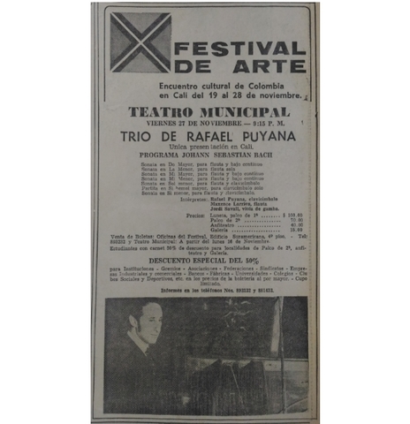 X Festival Nacional de Arte de Cali