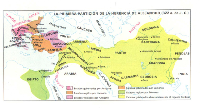 Alejandro conquista Fenicia, Samaria, Judea, Gaza y Egipto