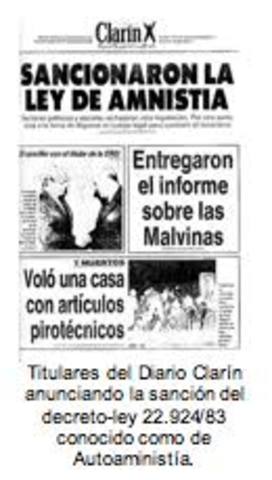 Ley de Autoamnistía