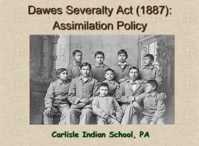 Dawes Severalty/General Alotment Act