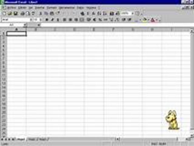 aparece la hoja de calculo