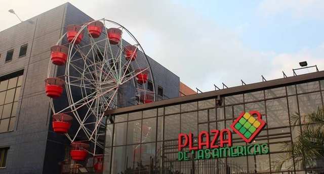 Inicio del Centro comercial Plaza de las Américas