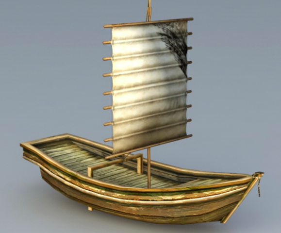 The sailing boat is invented