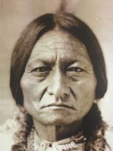 Sitting Bull Death at Standing Rock Reservation