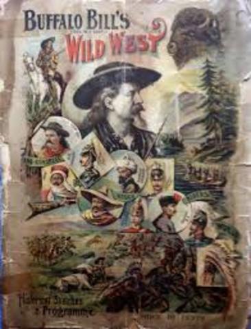 Sitting Bull Preforms In Wild West Show