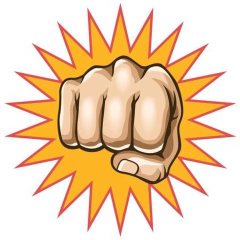 Rowdy punches Arnold on the Playground.