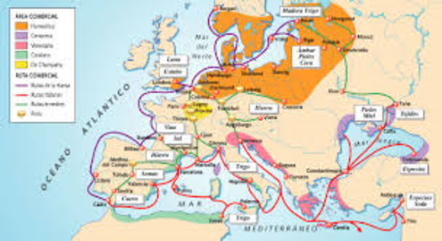 Las rutas comerciales entre Europa y Asia