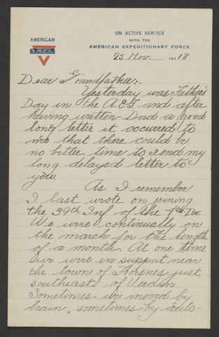 Letter to Grandfather