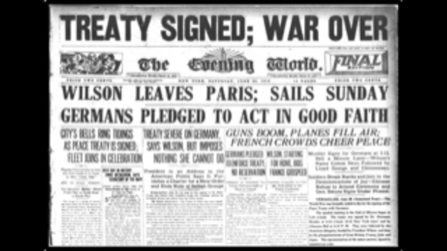 Treaty of Versaille is Signed