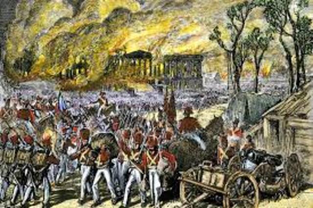 The British Burn Washington DC