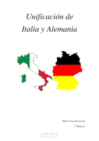 Unificación de Italia y Alemania
