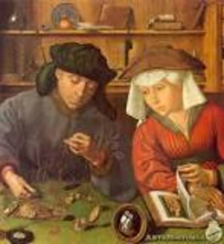 El cambista y su mujer