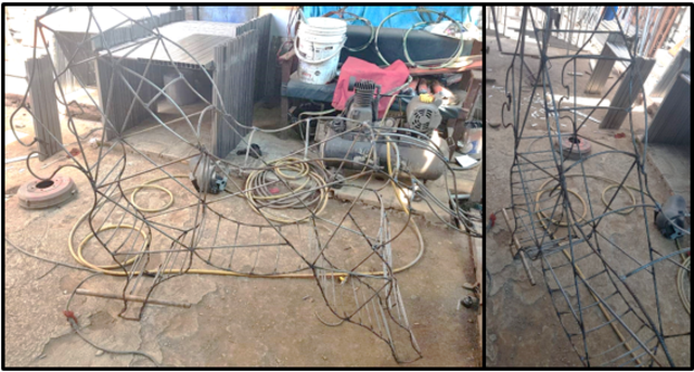 CONSTRUCCIÓN DE LA ESTRUCTURA DEL CABALLO