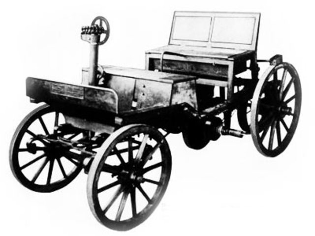 first gas engine automobile