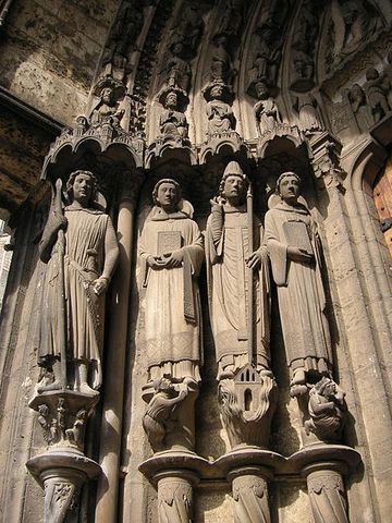Chartres Cathedral, South Portal, Martyrs