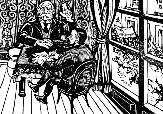 Journalist James Creelman interviews Porfirio Diaz