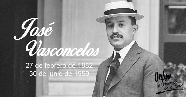 José Vasconcelos como rector
